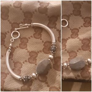 925 jade stone bracelet